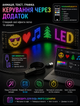 Гибкая светодиодная панель RGB с анимацией 120×595 мм с управлением через Wi-Fi и пультом для оформления интерьера с влагозащитой IP65 и USB питанием 5V - изображение 3