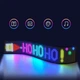 Гибкая RGB LED-панель глаза дьявола для салона авто с управлением через приложение по Bluetooth 90×19 см USB 5 В комплект с пультом и кабелем - изображение 9