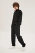 Мужской льняной комплект Black 6XL - изображение 2