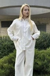 Льняная рубашка женская White 2XL - изображение 2
