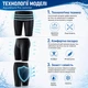 Мужские длинные плавки-джаммеры AquaShark Pro Jammer черные для бассейна и плавания, размер 3XL - изображение 3