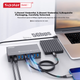 USB-концентратор SIPOLAR, высокоскоростной 7-портовый концентратор, промышленный класс A-173 (3 метра), разветвитель, удлинительный кабель для компьютера, расширитель, однопортовый блок питания 1A, зарядное устройство для телефона. - изображение 5
