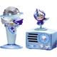 Maowangshouyinji Cat King Audio Little Prince OTR [King of Glory Co-Branded Edition], Bluetooth-колонка, беспроводная портативная ретро-колонка для рабочего стола, подарок на день рождения для меня. - изображение 2