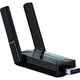Бездротовий мережевий адаптер BIAZE WiFi6 без драйверів USB Bluetooth 5.4 з двома зовнішніми антенами з високим коефіцієнтом посилення, приймач-передавач WiFi для настільних комп'ютерів і ноутбуків для побутових систем - изображение 1