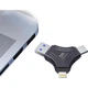 DM Daimai 64GB Трехканальный USB-накопитель для телефона, разъем Lightning Type-C, USB 3.0, Huawei, Xiaomi, Android, Apple 15, iPhone 16, компьютерный флеш-накопитель APD006 - изображение 2