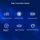 Электробритва FLYCO FS889 с LED-дисплеем, портативная, синяя - изображение 8