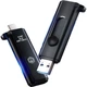 Оригінальний флеш-накопичувач JD Dual-Head USB 3.2 USB-A/C високошвидкісний, 256 ГБ, швидкість читання до 150 МБ/с, компактний портативний металевий USB-накопичувач для телефонів та планшетів IPhone15 - зображення 3