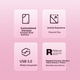 SEAGATE JOY Co-Branded Edition, Data Love Letter, портативний жорсткий диск, 1 ТБ USB 3.0 високошвидкісний, механічний жорсткий диск, сумісний з Mac, відновлення даних, зовнішній накопичувач - изображение 5