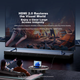 Док-станция Sanze Type-C с HDMI-адаптером, поддержкой расширения 4K60Hz, зеркальным отображением экрана, гигабитным Ethernet, устройством чтения SD-карт и USB 3.0 для MacBook, ноутбука и iPad, многопортовая (DKK9) - изображение 4