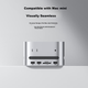 Док-станція Hagibis Macmini M4 для жорсткого диска, корпус USB4, розширення 40 Гбіт/с, міні-хост Thunderbolt 4/5, інтерфейс, настільна підставка, аксесуар - зображення 7