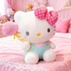 Плюшева іграшка Hello Kitty Sanrio, м'яка подушка, подарунок на день народження та новий рік для дівчаток, 38 см, кошеня та кішка - изображение 3