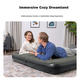 Матрас надувной Bestway Cloud Sleep односпальный, 6713K - изображение 7