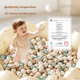 BG-BABYGO Ocean Ball Дитяча іграшка, жувальна кулька Боба, гра для дітей у приміщенні, різнокольорові кульки, покращення зірок, 100 штук - зображення 8