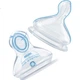 Бутылочка NUK Germany Wide Neck для кормления силиконовая антиколиковая, M, 240мл, стеклянная - изображение 1