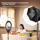 Комплект для фото- и видеосъемки Shuotuo Live Streaming Fill Light Professional COB Lighting Kit Studio Set Spherical Light Beauty Soft Light for Portrait Photo Video Recording - изображение 3
