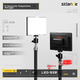 Sidande LED 520 Заповнююче світло, ручне заповнююче світло для фотографії, портативне світлодіодне панельне освітлення для камер, 37 Вт з регулюванням двокольорової температури, зйомка DSLR, фотографія їжі в ресторані, портретне освітлення - изображение 4