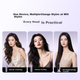 Автоматическая плойка Cuiya 32 мм, защита от ожогов, 3-в-1, полностью автоматический инструмент для завивки и выпрямления волос, ионизация отрицательных ионов, уход за волосами, создание крупных волн, T313, подарок для женщин 520 - изображение 5