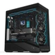 Ігровий корпус для комп'ютера Yingchi Metal Master Dark Knight (ATX, підтримує водяне охолодження 360 мм, швидке розбирання, вид верхнього та нижнього відсіків, TYPE-C, коробка для деталей, органайзер для кабелів) - изображение 5