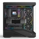 Ігровий корпус для комп'ютера Yingchi Metal Master Dark Knight (ATX, підтримує водяне охолодження 360 мм, швидке розбирання, вид верхнього та нижнього відсіків, TYPE-C, коробка для деталей, органайзер для кабелів) - изображение 8