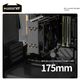 Компьютерный корпус Great Wall Meiyin M2 PRO Black (скрытая металлическая панель/боковая стеклянная панель/водяное охлаждение 360 мм/12 мест для вентиляторов/двойные тепловые трубки/широкий корпус/поддерживает видеокарты 5090) - изображение 8