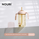 Дитяча пляшечка NOURI Direct Drinking з трубочкою PPSU, що запобігає задусі, теплий рожевий колір, 300 мл, гравітаційна кулька, для дітей 1-3 років - изображение 4