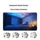 Xiaopai Q5Pro Home Cloud Projector, портативный умный проектор для домашнего кинотеатра, спальни или общежития с разрешением True 1080P HD, Skyworth, без рекламы при включении и с функцией зеркального отображения экрана. - изображение 8
