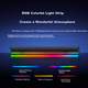 Комп'ютерні колонки HP S1X, довга настільна Bluetooth-колонка, кольорове RGB-підсвічування, домашній сабвуфер, стереооб'ємний звук, сумісні з ноутбуками Xiaomi, Huawei, Lenovo, Dell та іншими комп'ютерами - изображение 6