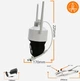 Zewnętrzna kamera obrotowa ORLLO Z17 ULTRA 4K SIM LTE z funkcją AI i 5-krotnym zoomem cyfrowym - obraz 6