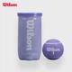 Теннисные мячи Wilson 2025 в новой цветовой гамме, упаковка из 2 штук, цвет «Закатный фиолетовый» [случайный номер на мяче] - зображення 4