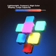Портативный карманный RGB-светильник с полноцветной подсветкой, функцией подсветки для телефона, селфи, прямой трансляции, фотосъемки, уличной съемки, ручного использования, сенсорного управления яркостью. - изображение 5