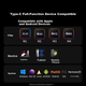 Док-станція Wopul Type-C для Gigabit Ethernet, USB-C, концентратор HDMI, адаптер 4K60Hz RJ45, мережевий кабель-конвертер для Huawei Apple MacBook - изображение 10