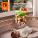 Детские игрушки Tumama Kids, мобиль для кроватки, прикроватная погремушка, подвесной вращающийся музыкальный кулон, подарочный набор для новорожденного. - изображение 9