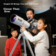Телескоп Celestron StarBright 80 з екраном, потужним HD, астрономічним телескопом для перегляду місяця та неба, навчальним подарунком для студентів на день народження та свято - зображення 1