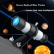 Телескоп Celestron StarBright 80 з екраном, потужним HD, астрономічним телескопом для перегляду місяця та неба, навчальним подарунком для студентів на день народження та свято - зображення 5