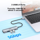 Док-станция Acer USB-HDMI для зеркального отображения экрана высокой четкости, адаптер-концентратор USB 3.0, совместимая с MacBook, компьютерами и планшетами Huawei, конвертер, Five-I - изображение 8