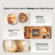 Портативний електричний молоковідсмоктувач Boboduck Hands-Free з подвійною частотою та високим всмоктуванням, що підвішується на шиї, з підвісним молоковідсмоктувачем 5087 - изображение 5