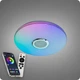 Люстра светодиодная 517 Dlight RGB с пультом и колонкой 70Вт Белый (02175) - изображение 2