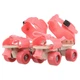 Детские раздвижные ролики квады для начинающих SP-Sport 0102 размер 30-39 Pink - изображение 2