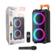 Колонка с микрофоном Sing-e ZQS8263 караоке колонка портативная Bluetooth колонка 50W беспроводная колонка с микрофоном - изображение 2