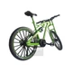 Коллекционная мини-модель велосипеда металлический Фингербайк MTB игрушечный велосипед 1:8 Размер 18 см Зеленый - изображение 4