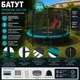 Батут с сеткой Proxima 305 см, садовый батут для детей и взрослых с лестницей - изображение 2