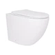 Унитаз подвесной Qtap Robin Ultra Quiet безободковый с ягодением Soft-close 520x365x365 мм WHITE - изображение 1