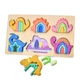 Деревянная игрушка Рамка-вкладыш "Динозавры" MD 0730(Dino) Bambi MD 0730(Dino) - изображение 1