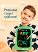 Планшет для малювання дитячий LCD графічний зі стилусом ігровий електронна дошка для малювання нотаток та записів кольоровий для дітей 8 5 дюймів творчий розвиваючий інтерактивний набір DobraMAMA Зелений 69165 - зображення 2
