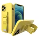 Чехол Hurtel с ланцюжком для iPhone 13 Pro Max Yellow (9145576218303) - изображение 1