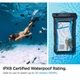 Водонепроницаемый чехол Spigen A601 Universal Waterproof (2 pack) Black (AMP04523) - изображение 12