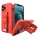 Чехол Hurtel с ланцюжком для iPhone 13 mini Red (9145576217993) - изображение 1