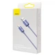 Кабель Baseus Crystal Shine USB-A to Lightning 2m Purple (CAJY000105) - зображення 5