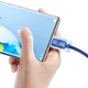 Кабель Baseus Crystal Shine USB-A to USB-C 1.2m Blue (CAJY000403) - зображення 4