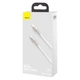 Кабель Baseus Cafule Metal USB-C to USB-C 2m White (CATJK-D02) - зображення 5